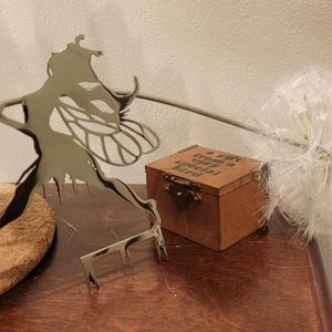 Garden Metal Art Fairy/Dandelion
